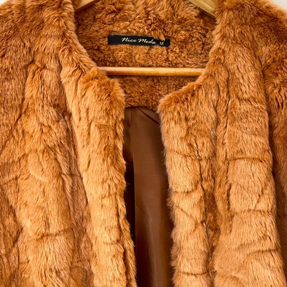 Fluffy Faux-Fur Miss Moda Coat - Picture 6 of 6